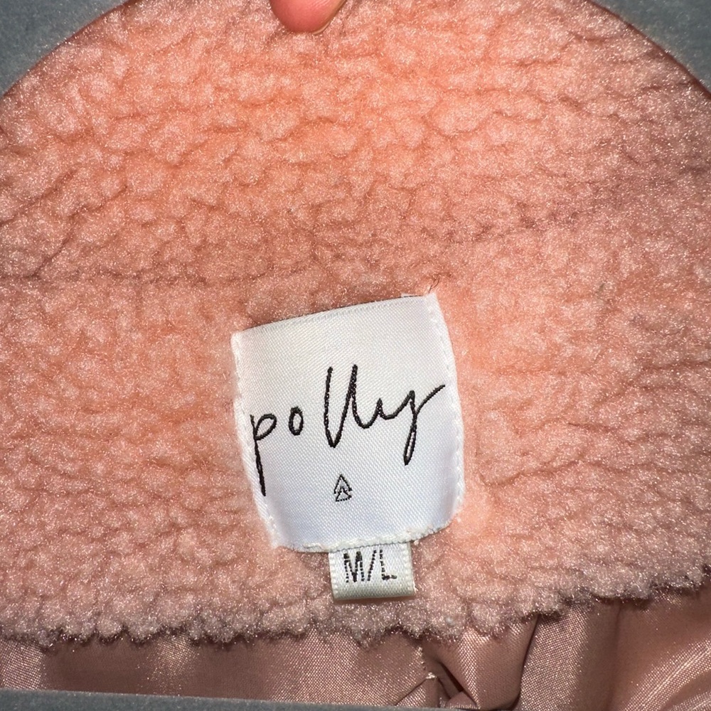 Pink teddy jacket - Picture 4 of 4